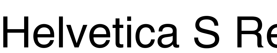 Helvetica S Regular Yazı tipi ücretsiz indir